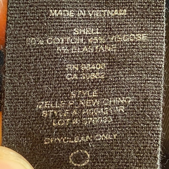 Theory Navy Blue Ankle Crepe Cropped Dress Trousers Pants Size 4 - Picture 13 of 14